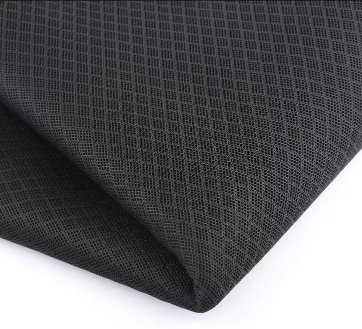 Colourful 100% Polyester Knitted 3d Air Spacer Sandwich Mesh Fabric For Shoe Luggage Bag Mattress