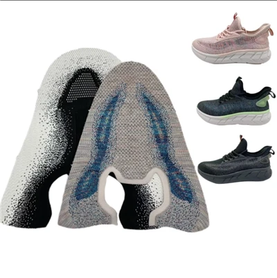 Žakarda sieta pusfinish Factory Shoe Upper Vamp
