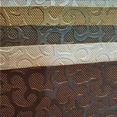 Polsterējums Shining Metallic Pu Sintētiskā stingra āda